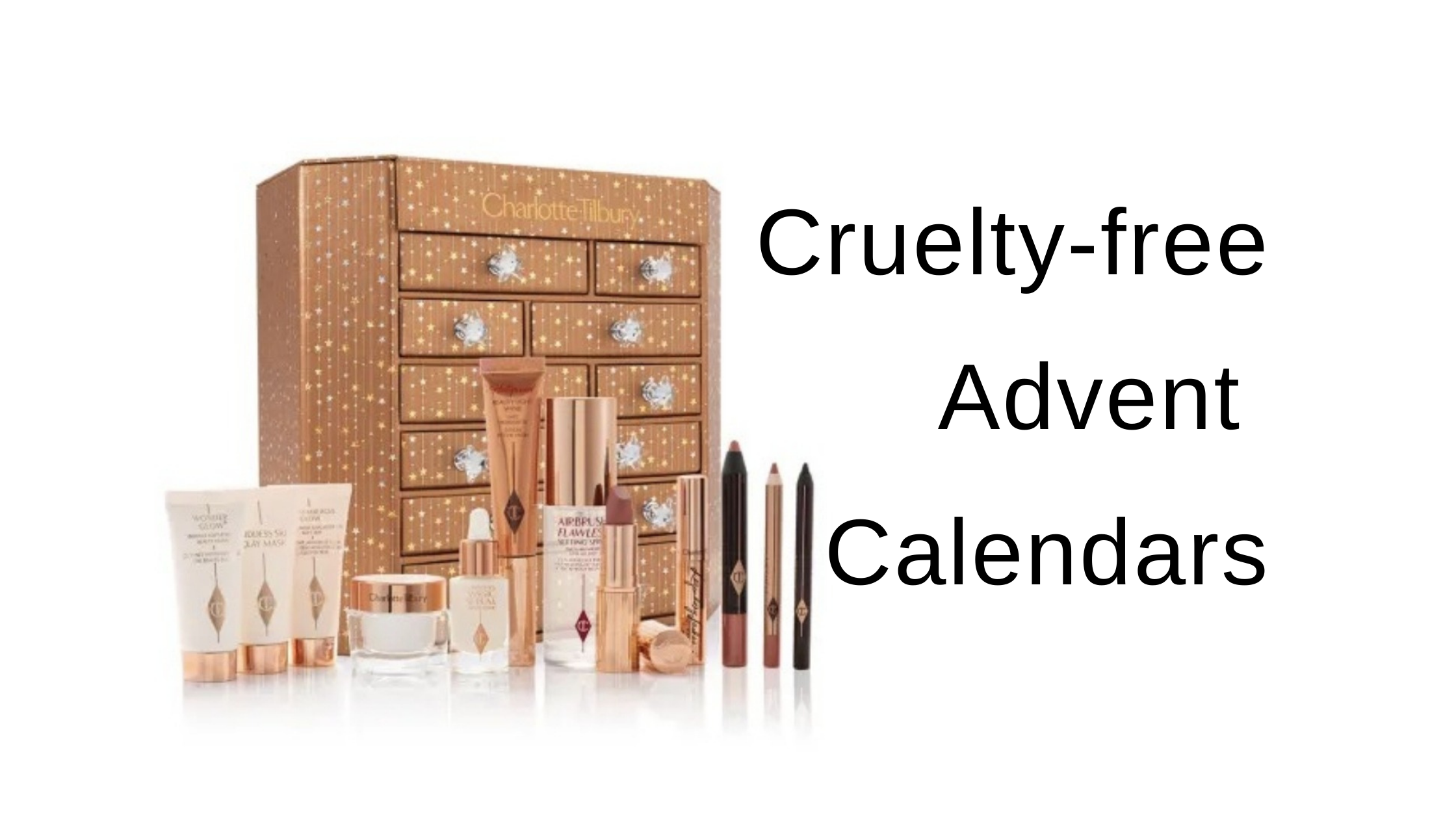 Crueltyfree beauty advent calendars 2021 Glam, but first coffee